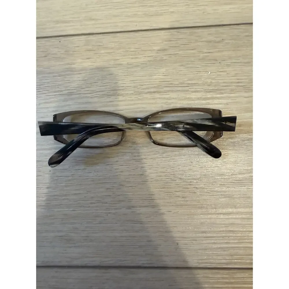 VERA WANG V184 GR Grey Crystal Womens Rectangle Eyeglasses 50-16-133